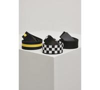 Urban Classics Ceintures Basic Lot de 3 Noir L/XL