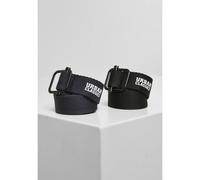 ceintures Urban Classics industrial canvas (x2) Noir S/M