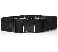Mil-Tec Ceinture perfor饠US Ajustable, LC2 avec Fermeture ࠃlip Homme, Noir, M