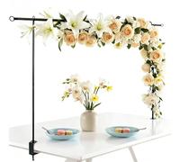 Ceither Kit d'arche de ballon, table réglable, arc de ballon, kit de bricolage, mariage, fête prénatale, fête d'anniversaire, pleine lune, remise de diplôme, décorations, fibre de verre