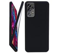 CEKA TECH Coque pour Samsung Galaxy A54, Protection intégrale Avant + arrière en Rigide, Housse Etui Tactile 360 degré - Antichoc, Transparent pour (Samsung A54 5G (6,4 Pouces), Noir)