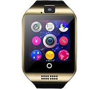 Ceka Tech® Montres Connectée Bluetooth Smart Watch Avec Caméra Écran Incurvé Tactile Support Sim / Tf Card Podomètre Sommeil Bracelet Compatible Samsung Huawei Sony Android Iphone Ios Femme Homme Enfa