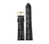 CEKGDB Bracelet de montre de rechange original en cuir véritable avec boucle papillon pour Longines Famous Craftsman Moon Phase Comcast Gorgeous Series 14 mm, 19 mm, 20 mm, 21 mm, 20 mm, Agate