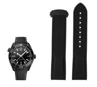 CEKGDB Bracelet de montre en caoutchouc de nylon pour Omega Seamster Planet Océan - Fermoir déployant - 20 mm - 22 mm, 22mm, Agate