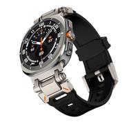 CEKGDB Bracelet en caoutchouc pour Samsung Galaxy Ultra 47mm, en Silicone souple, pour Galaxy 7 ULTRA 47MM, sans espaces, Bracelet Correa(Black)