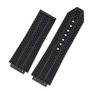 CEKGDB Bracelets en fluorosilicone FKM pour HUBLOT BIG BANG Silicone 25 * 17 mm 26 * 19 mm Bracelet de montre en caoutchouc étanche pour hommes Chaîne de montre en silicone Bracelet poignet, 26-19mm