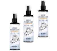 Cekiku Jewelry Cleaner Spray & Silver Dip Tarnish Remover Kit for Diamond Rings, Gold, Sterling Silver, Plaum, Gemstones - Gentle Non-Rinse Foaming Solution, Travel-Safe Liquid Care for Daily Wear