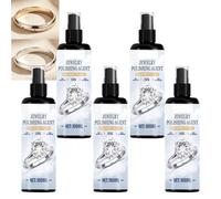 Cekiku Jewelry Cleaner Spray & Silver Dip Tarnish Remover Kit for Diamond Rings, Gold, Sterling Silver, Plaum, Gemstones - Gentle Non-Rinse Foaming Solution, Travel-Safe Liquid Care for Daily Wear