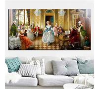 Cekog Diamond Painting Complet Kits, Cocktail Party 5D Kit Broderie Diamant Complet,Bricolage Cristal Strass Point de Croix Artisanat Toile pour Home Décoration Murale Square Drill 60x120cm