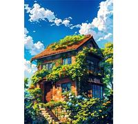 Cekog Peindre par Nombre Plantes vertes d'intérieur,Kit de Peinture par Numero pour Adultes DIY pour Débutant Seniors avec Pinceaux et Acrylique Pigmentée Décoration Cadeau 50x65cm avec cadre