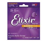 CEL11152 CORDES ACOUSTIQUE NANOWEB ELIXIR EXTRA LIGHT 12C 10-47