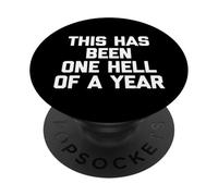 Cela a été Une sacrée année - Funny Saying Sarcastic PopSockets PopGrip Adhésif