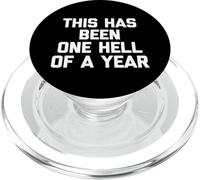 Cela a été Une sacrée année - Funny Saying Sarcastic PopSockets PopGrip pour MagSafe