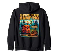 Cela Appelle Le Camping sérénité forêt randonnée Aventure Ambiance Sweat à Capuche