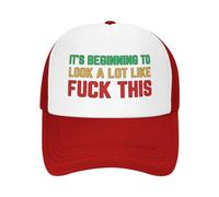Cela Commence à ressembler Beaucoup à ceci : Casquette en Maille pour Hommes et Femmes, Casquette de Baseball, Cadeau pour Papa, Casquette de Camionneur réglable