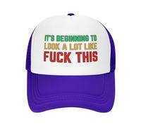 Cela Commence à ressembler Beaucoup à ceci : Casquette en Maille pour Hommes et Femmes, Casquette de Baseball, Cadeau pour Papa, Casquette de Camionneur réglable