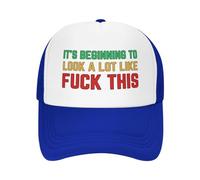 Cela Commence à ressembler Beaucoup à ceci : Casquette en Maille pour Hommes et Femmes, Casquette de Baseball, Cadeau pour Papa, Casquette de Camionneur réglable