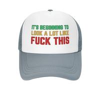 Cela Commence à ressembler Beaucoup à ceci : Casquette en Maille pour Hommes et Femmes, Casquette de Baseball, Cadeau pour Papa, Casquette de Camionneur réglable