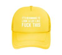 Cela Commence à ressembler Beaucoup à Cette Casquette en Maille pour Hommes et Femmes, Casquette de Baseball, Cadeau pour Papa, Chapeau de Camionneur réglable