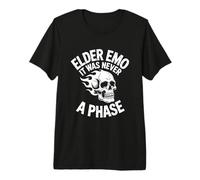 Cela n'a jamais été Une Phase ! Emo Girl Goth Y2K Punk T-Shirt Haut de Gamme
