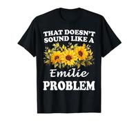 Cela ne Ressemble Pas à Une Fille de Tournesol Emilie T-Shirt Graphique avec Valeur