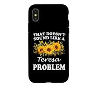 Cela ne Ressemble Pas à Une Fille de Tournesol problème Teresa Coque pour iPhone X/XS