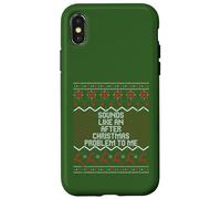 Cela Ressemble à Un problème après Noël pour Moi, Ugly Christmas Coque pour iPhone X/XS