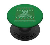 Cela Ressemble à Un problème après Noël pour Moi, Ugly Christmas PopSockets PopGrip Adhésif