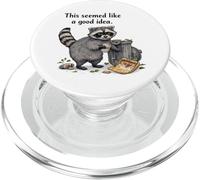 Cela semblait être Une Bonne idée Raccoon PopSockets PopGrip pour MagSafe