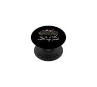 Cela va Bien avec Mon âme Christian Wildflower Faith Religious PopSockets PopGrip Adhésif
