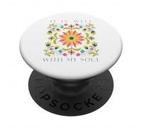 Cela va Bien pour Mon âme, Les Femmes, Les Jeunes et Les Filles PopSockets PopGrip Adhésif