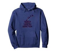 Cela Vaut Plus Que Mon Inspiration pour Le rétablissement de la dépendance Sweat à Capuche, Unisexe pour Adultes, Bleu Marine, M