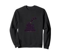 Cela Vaut Plus Que Mon Inspiration pour Le rétablissement de la dépendance Sweatshirt, Unisexe pour Adultes, Noir, L