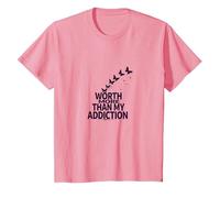 Cela Vaut Plus Que Mon Inspiration pour Le rétablissement de la dépendance T-Shirt, Enfant, Rose, 4 Ans