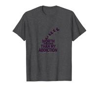 Cela Vaut Plus Que Mon Inspiration pour Le rétablissement de la dépendance T-Shirt, Homme, Chiné Foncé, 5XL