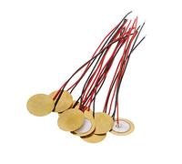 Celan Lot de 10 plaques piézoélectriques en céramique de qualité pour haut-parleur Buzzer 15 mm de diamètre