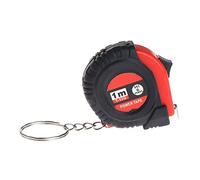 Celan Mini mètre ruban avec porte-clés - Règle rétractable portable de 1 m en acier - Avec porte-clés