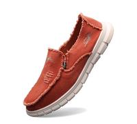 Celanisai Chaussures de voile pour femme - Espadrilles - Mocassins en toile - Chaussures de loisirs plates - Broderie lavée - Chaussures bateau antidérapantes - Résistantes à la déchirure - Sabots
