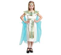 Celanisai Costume de reine égyptienne pour fille - Costume de carnaval - Cosplay - Pharaon d'Égypte ancienne - Avec bandeau - Costume d'Halloween - Carnaval - Anniversaire - Fête - Costume de carnaval