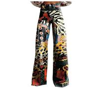 Celanisai Pantacourt pour femme - Legging de sensibilisation au cancer du sein - Taille haute - Extensible - Pantalon de yoga avec nœud imprimé - Pantalon de sport - Coupe ajustée - Sans coutures