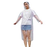 Celanisai Poncho de pluie jetable imperméable pour adultes - Épais - Transparent - Avec capuche - Poncho d'urgence léger et aéré - Pour la randonnée, le camping, O violet, taille unique