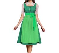 Celanisai Robe Dirndl Oktoberfest complète, blouse dentelle tablier, ensemble midi grandes tailles, traditionnelle