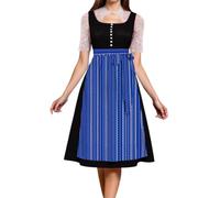 Celanisai Robe Dirndl Oktoberfest complète, blouse dentelle tablier, ensemble midi grandes tailles, traditionnelle