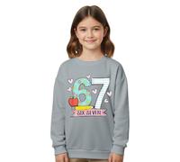 Celanisai Sweatshirt Fille 67 Fun Meme Pull Oversize Col Rond Manches Longues Garçon Six Seven Sweatshirt Automne Hiver Doux Léger Hauts Pour Enfants Décontracté À La Mode, O gris., 150 cm