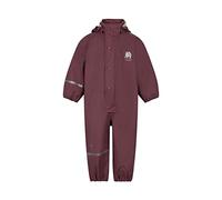 Celavi Basic PU Rain Suit Blouson de Pluie, Rose/Marron, 100 cm Mixte Enfant