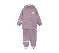 Celavi Basic Rainwear Set-Solid PU Blouson de Pluie, Mauve Shadow, 110 cm Mixte