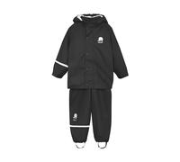 CeLaVi Ensemble de Pluie 100 % Imperméable pour Enfants - Veste de Pluie et Pantalon de Pluie en PU, Vêtement de Pluie d'Extérieur Coupe-Vent pour Garçons et Filles