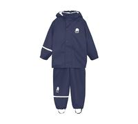 CeLaVi Ensemble de Pluie 100 % Imperméable pour Enfants - Veste de Pluie et Pantalon de Pluie en PU, Vêtement de Pluie d'Extérieur Coupe-Vent pour Garçons et Filles