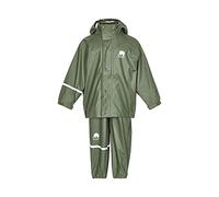 CeLaVi Ensemble de Pluie 100 % Imperméable pour Enfants - Veste de Pluie et Pantalon de Pluie en PU, Vêtement de Pluie d'Extérieur Coupe-Vent pour Garçons et Filles