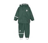 CeLaVi Ensemble de Pluie 100 % Imperméable pour Enfants - Veste de Pluie et Pantalon de Pluie en PU, Vêtement de Pluie d'Extérieur Coupe-Vent pour Garçons et Filles